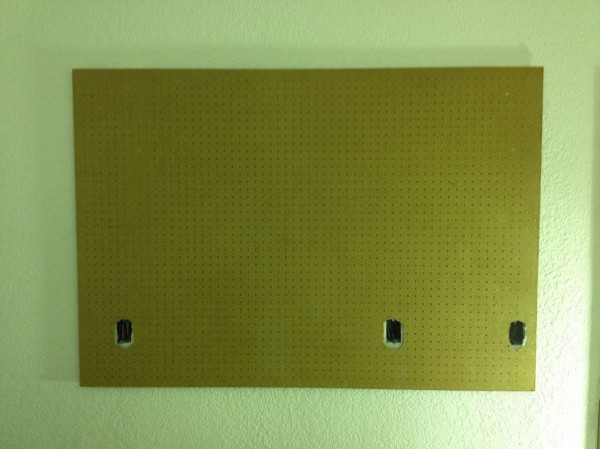 Pegboard up