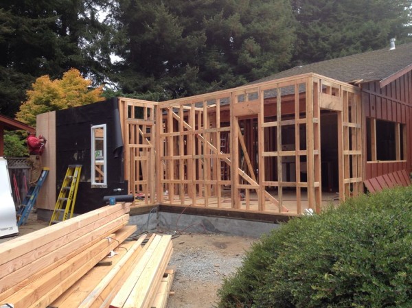 Getting started on the north wall 