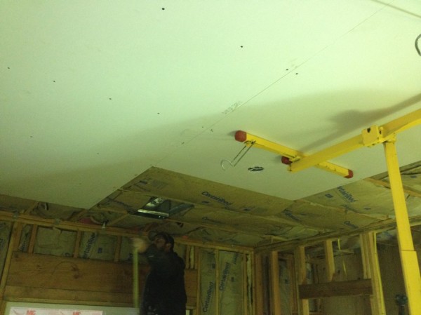 Ceiling progress