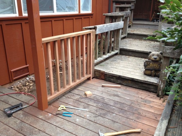 Railing done