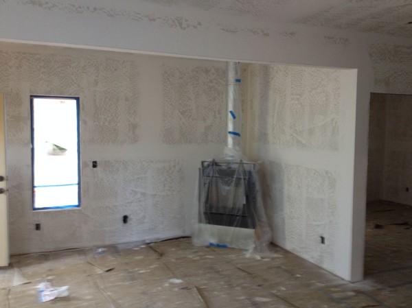 Textured living room