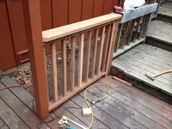 Railing done