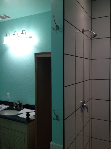 Towel hooks for shower