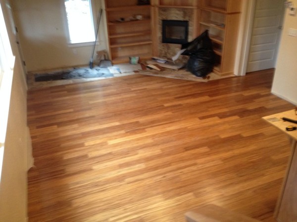 Living room floor