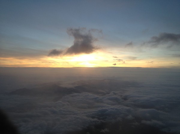 Sunrise from the summit of Mt. Fuji (July 2013)