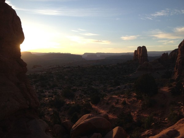 Sunrise at Arches National Park