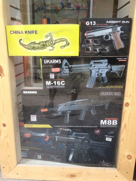 Who wouldn't want their kid playing with a gun that looks exactly like the real thing?