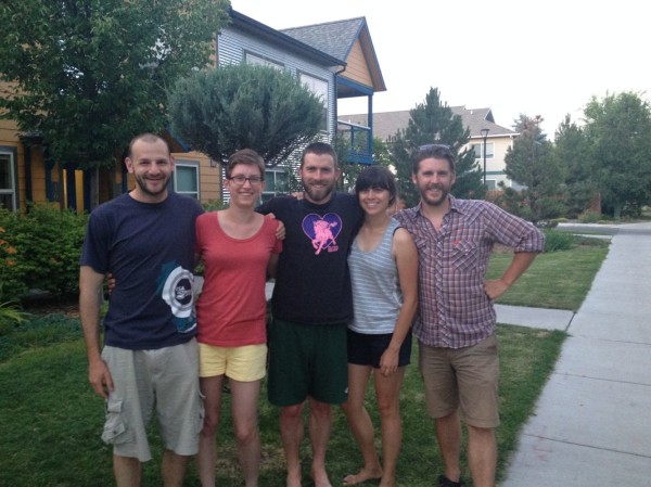 Missoula folks. From left: Me, Maddy, Dave, Autumn, and Colin