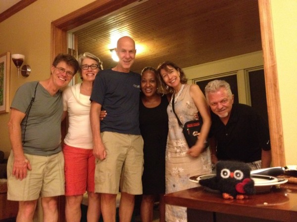 Celebratory Minnesotans (Michael and Leslie on left)