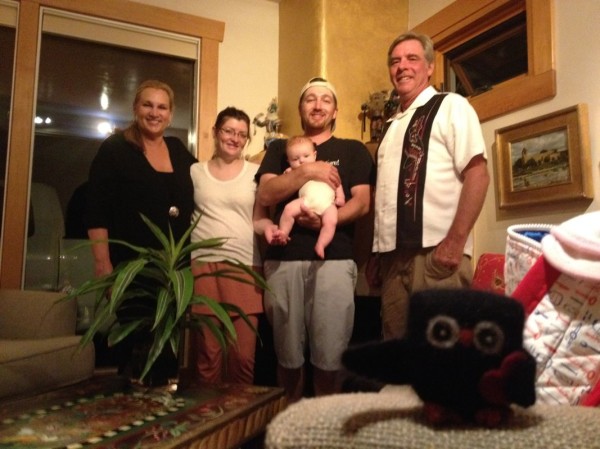 From left: Deborah, Caitlin, Adalaide, Alo, and David