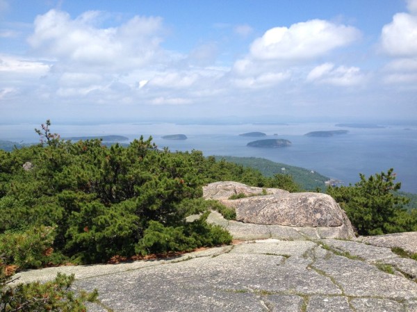 View from summit of Mt. Champlain