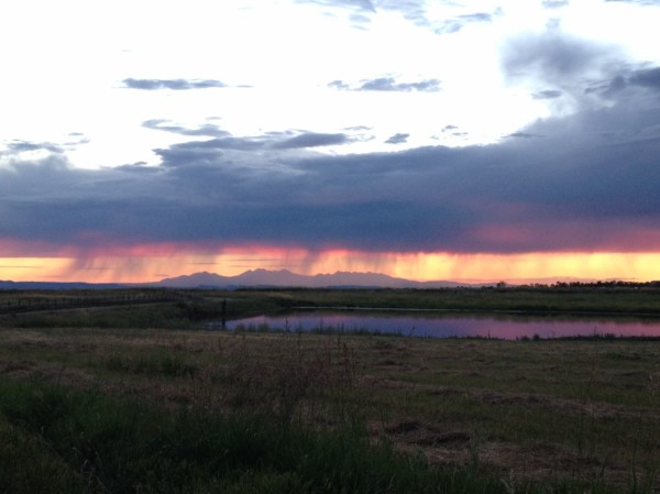 Last light in Norwood, CO